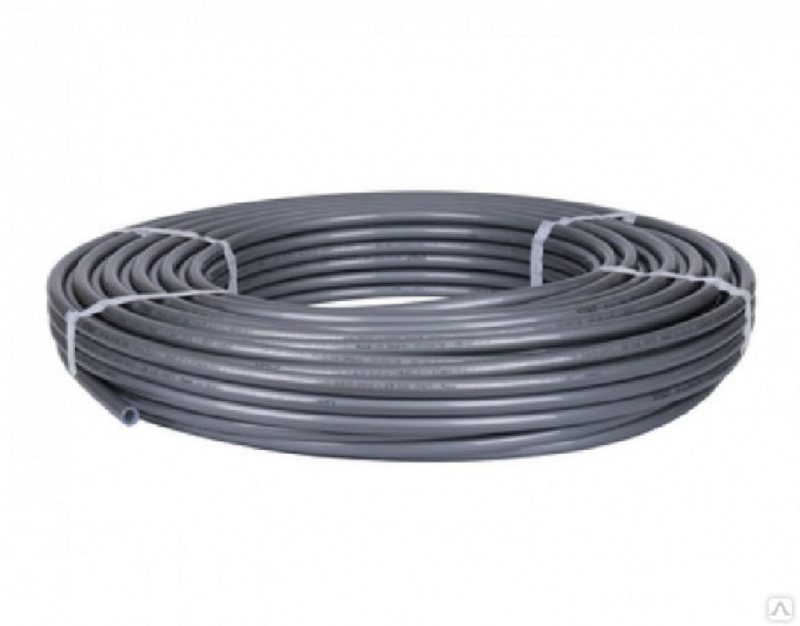 Труба т/п PEX-a 16х2,2 с кисл. барьером EVON серебристая PRO Aqua (бухта 120м)