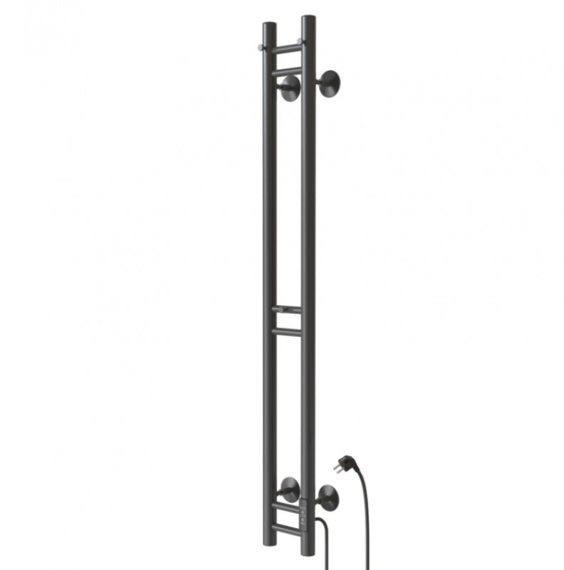 Полотенцесушитель эл.MIXLINE MOON GRAPHITE 120/10 (таймер, 103 Вт) электрический ГРАФИТ ML-556252