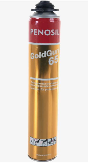 Пена монтаж. для пист. Penosi gold gun 65 проф 875мл лето