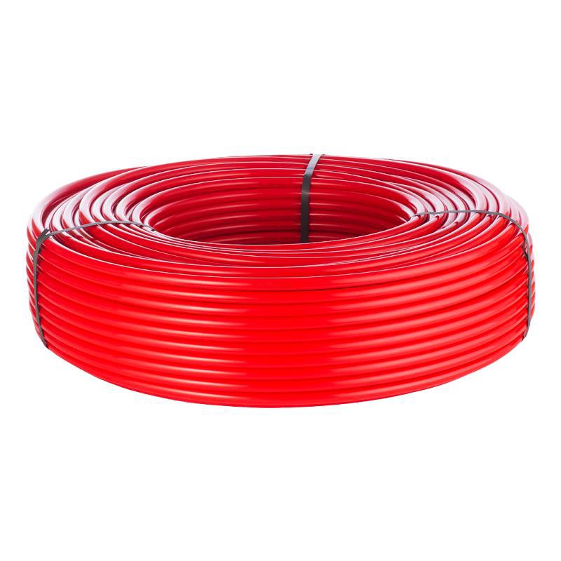 Труба т/п PEX-a 16х2,0 с кисл. барьером красная PRO Aqua (бухта 200м)