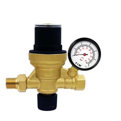 Клапан подпитки с манометром 1/2" ТИМ AF0206A