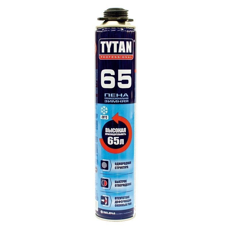 Пена монтаж. для пист. TYTAN Prof 65 Зима -20 (12)