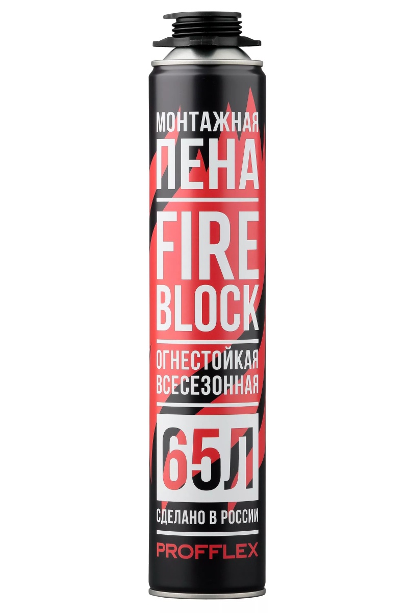 Пена монтаж. для пист. ОГНЕСТОЙКИЙ 50л 1000мл UNIKA