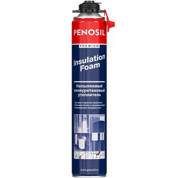 Пена утеплитель для пист. PENOSIL PREMIUM INSULATION FOAM 890мл