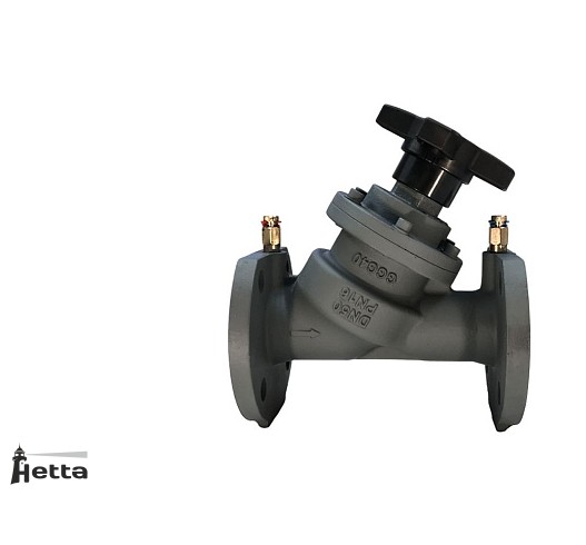 Клапан балансировочный Hetta ручной фланец 50 (PN16) kvs-70m3/ч L230